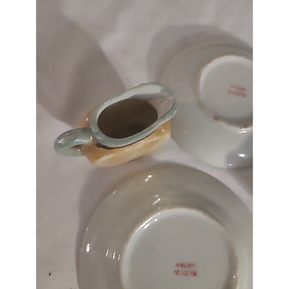 Vintage Lusterware Childs Porcelain Tea Set made in Occupied Japan - Picture 10 of 11